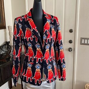 Unique colorful blazer